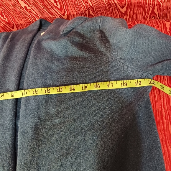 SERENDIPITY CH Open Front/Cardigan Long Sleeve Sweater One Size GREEN - Picture 6 of 7